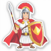 römischer Zenturio Aufkleber (Vorderseite)