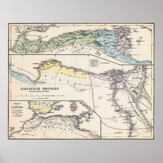 Römisches Afrika Poster (Vorne)