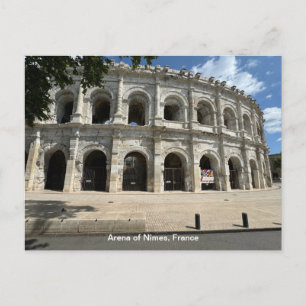 Römisches Amphitheater, Nimes, Frankreich auf eine Feiertagspostkarte