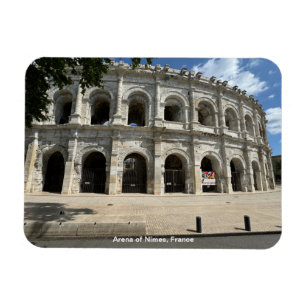 Römisches Amphitheater, Nimes, Frankreich auf eine Magnet