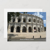Römisches Amphitheater, Nimes, Frankreich Postkarte (Vorne/Hinten)
