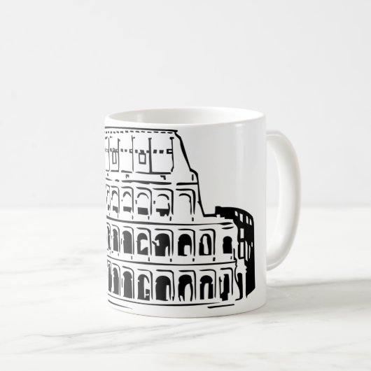 Römisches Colosseum Kaffeetasse (VorderseiteRechts)