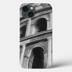 Römisches Colosseum mit Architekturzeichnungen Case-Mate iPhone Hülle