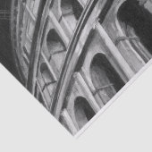 Römisches Colosseum mit Architekturzeichnungen Seidenpapier (Ausschnitt)