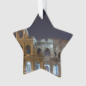 Römisches Colosseum nachts Ornament (Vorderseite)