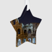 Römisches Colosseum nachts Ornament (Vorderseite)