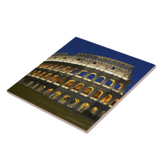 Römisches Colosseum, Rom, Italien 3 Fliese (Seite)