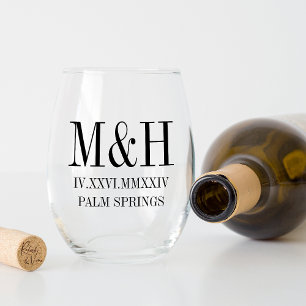 Römisches Datum, Ursprünge, Gastgeschenk Hochzeit Weinglas Ohne Stiel