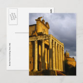 römisches Forum Gebäude Postkarte (Vorne/Hinten)