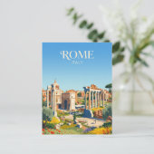 Römisches Forum Italien Postkarte (Stehend Vorderseite)