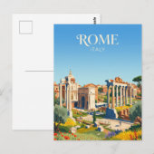 Römisches Forum Italien Postkarte (Vorne/Hinten)