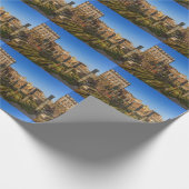 Römisches Forum mit Spalten in Roma, Italien Geschenkpapier (Ecke)