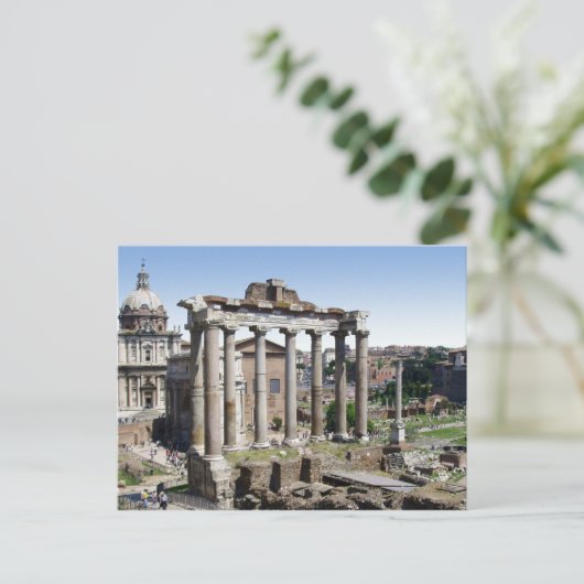 Römisches Forum Postkarte (Stehend Vorderseite)