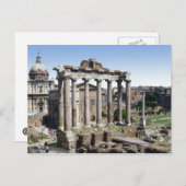 Römisches Forum Postkarte (Vorne/Hinten)