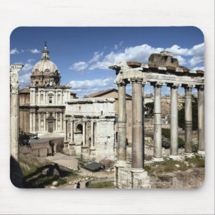 Römisches Forum, Rom, Italien Mousepad