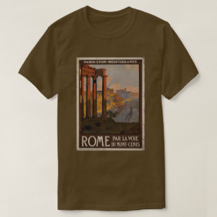 Römisches Forum-Vintage Reise-Anzeige T-Shirt