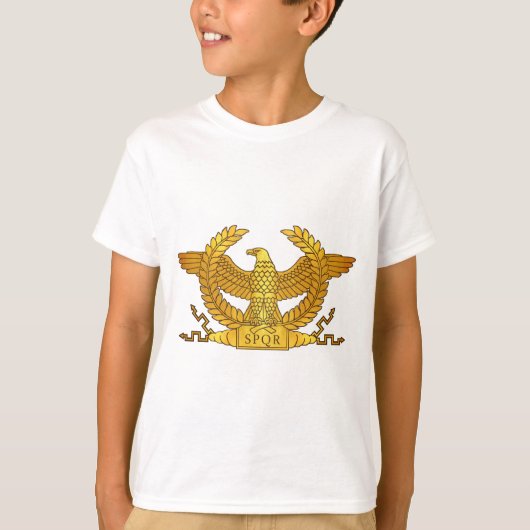 Römisches goldenes Eagle T-Shirt (Vorderseite)