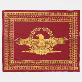 Römisches KaiserEagle SPQR Fleecedecke