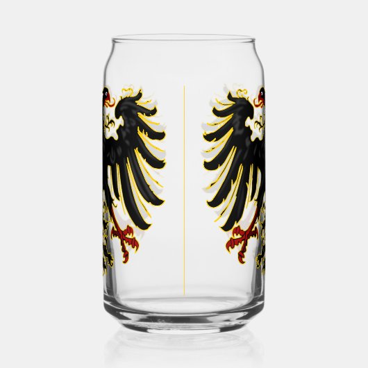 Römisches Kaiserreich Emblem Trinkbehälter Set Dosenglas (Links)
