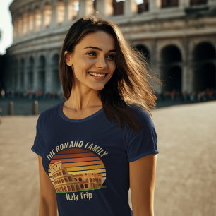 Römisches Kolosseum Benutzerdefinierte Familie Ita T-Shirt