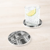 Römisches Kolosseum mit architektonischen Zeichnun Getränkeuntersetzer (Seite)