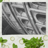 Römisches Kolosseum mit architektonischen Zeichnun Handtuch (Gefaltet)