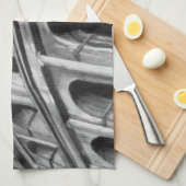 Römisches Kolosseum mit architektonischen Zeichnun Handtuch (Viertel Falte)