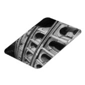 Römisches Kolosseum mit architektonischen Zeichnun Magnet (Linke Seite)