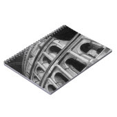 Römisches Kolosseum mit architektonischen Zeichnun Notizblock (Linke Seite)