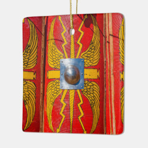 Römisches Militärschild - Scutum Keramikornament