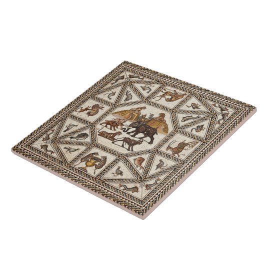 Römisches Mosaik Keramikfliese (Seite)