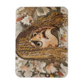 römisches Mosaik mit Maske, Blätter und Obst Magnet (Vertikal)