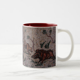 Römisches Mosaik Zweifarbige Tasse