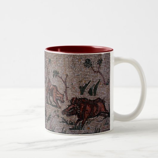 Römisches Mosaik Zweifarbige Tasse (Rechts)