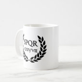 Römisches Reich 24/7 Kaffeetasse (Vorderseite Links)