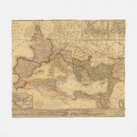 Römisches Reich 2 Fleecedecke (Vorderseite (Horizontal))