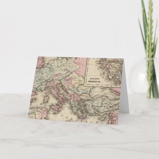 Römisches Reich, Griechenland Feiertagskarte (Vorderseite)