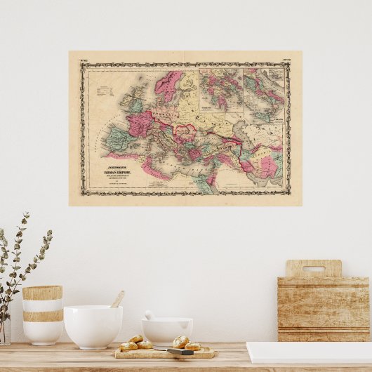 Römisches Reich Poster (Küche)