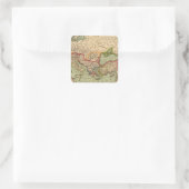 Römisches Reich Quadratischer Aufkleber (Tasche)