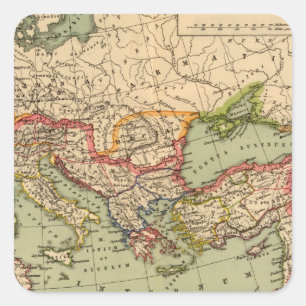Römisches Reich Quadratischer Aufkleber
