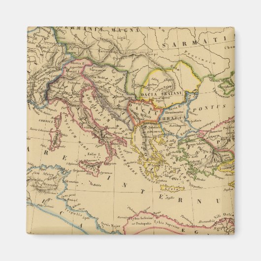 Römisches Reich unter Konstantin und Trajan Magnet (Vorne)