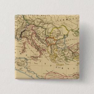 Römisches Reich unter Konstantine und Trajan Button