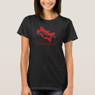 Römisches Reich Vergessen Sie niemals das antike R T-Shirt