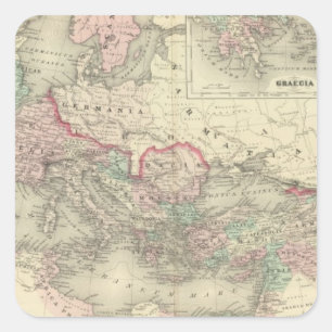 Römisches Reich zur Zeit Christi Quadratischer Aufkleber