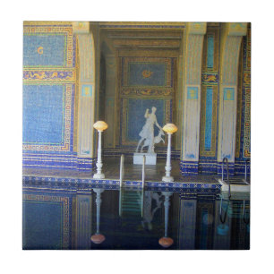 Römisches Schwimmbad im Hearst Castle, Kalifornien Fliese
