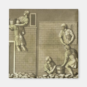 Römisches Soldat-Gebäude ein Fort, überziehen 2 Magnet