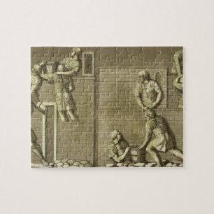 Römisches Soldat-Gebäude ein Fort, überziehen 2 Puzzle