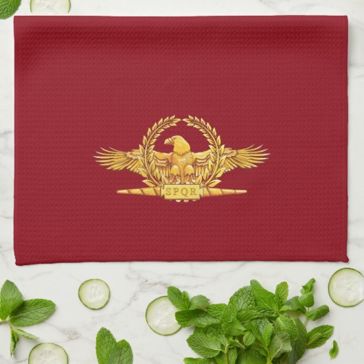 Römisches SPQR Eagle Geschirrtuch (Gefaltet)