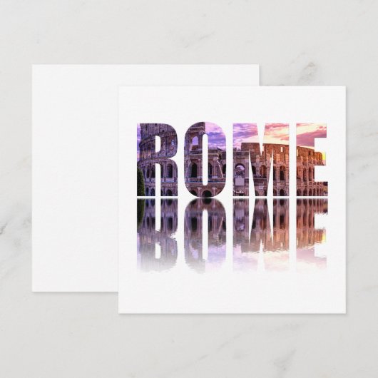 Römisches Textangebot (Vorne/Hinten)