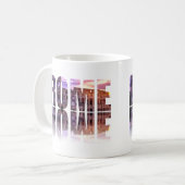 Römisches Textangebot Kaffeetasse (Vorderseite Links)